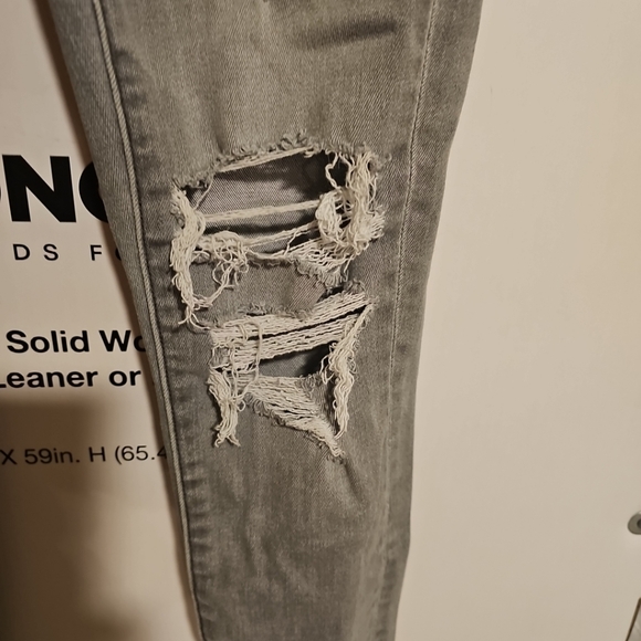 Women's Size 0 Short American Eagle Next Level Stretch Jegging Gray Denim Jeans - Picture 4 of 11